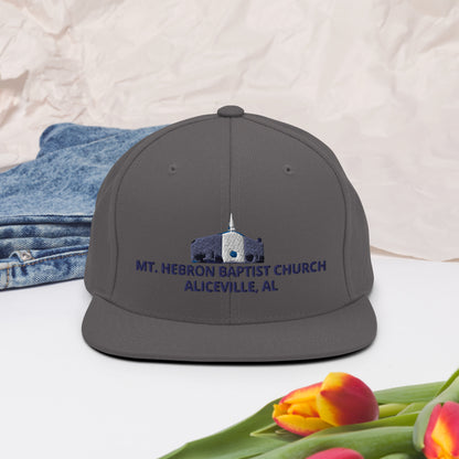 Mt. Hebron Logo | Snapback Hat (Blue)