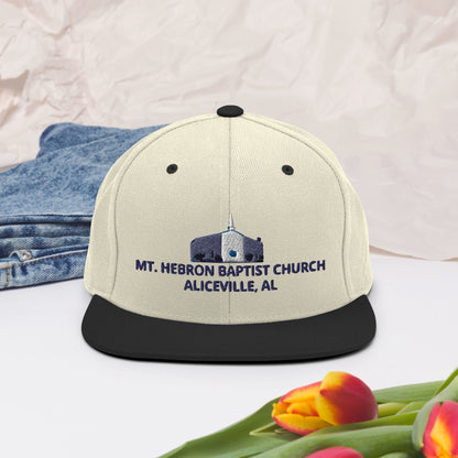 Mt. Hebron Logo | Snapback Hat (Blue)