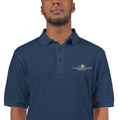 Mt. Hebron Logo Premium Knit Polo Shirt