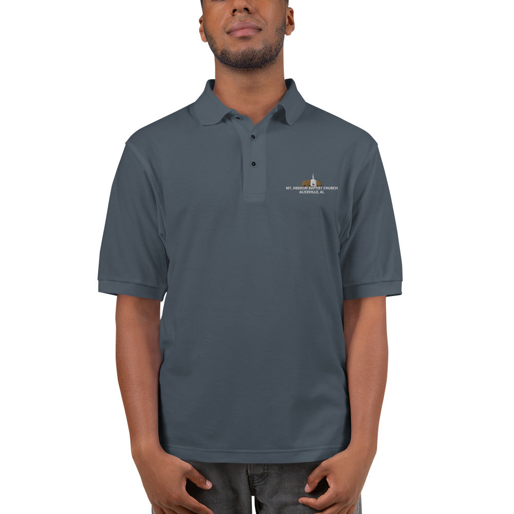 Mt. Hebron Logo Premium Knit Polo Shirt