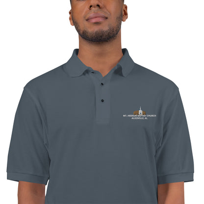 Mt. Hebron Logo Premium Knit Polo Shirt